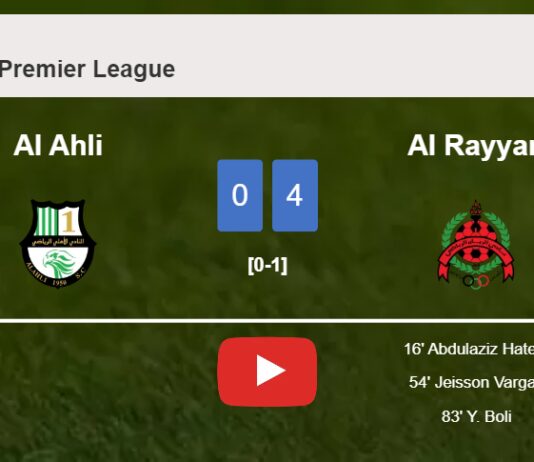 Al Rayyan conquers Al Ahli 4-0 after playing a incredible match. HIGHLIGHTS