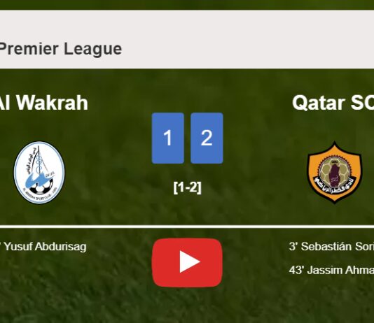 Qatar SC defeats Al Wakrah 2-1. HIGHLIGHTS