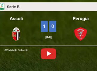 Ascoli overcomes Perugia 1-0 with a goal scored by M. Collocolo. HIGHLIGHTS