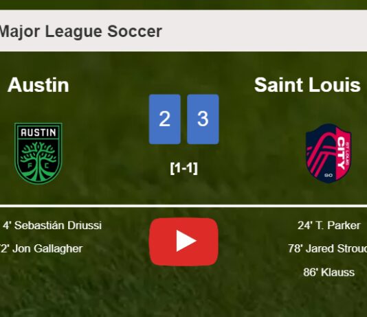 Saint Louis City overcomes Austin after recovering from a 2-1 deficit. HIGHLIGHTS