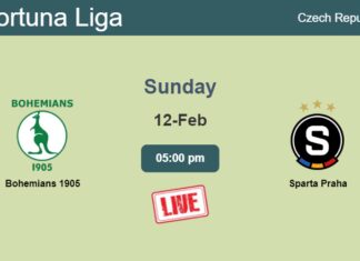 How to watch Bohemians 1905 vs. Sparta Praha on live stream and at what time