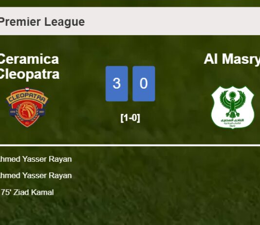 Ceramica Cleopatra overcomes Al Masry 3-0