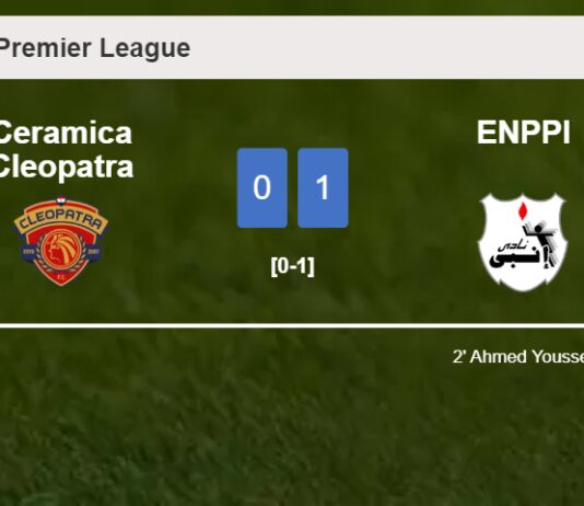 ENPPI overcomes Ceramica Cleopatra 1-0 with a goal scored by A. Youssef