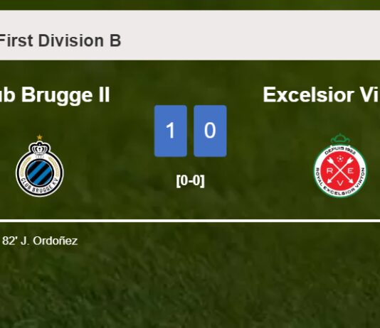Club Brugge II overcomes Excelsior Virton 1-0 with a goal scored by J. Ordoñez