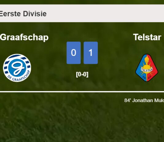 Telstar prevails over De Graafschap 1-0 with a goal scored by J. Mulder