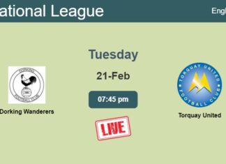 How to watch Dorking Wanderers vs. Torquay United on live stream and at what time