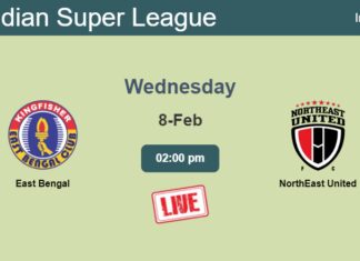 How to watch East Bengal vs. NorthEast United on live stream and at what time