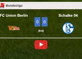 Schalke 04 stops FC Union Berlin with a 0-0 draw. HIGHLIGHTS