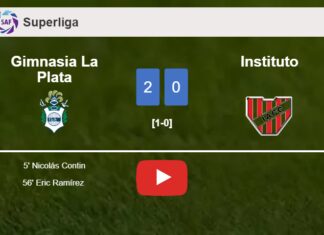 Gimnasia La Plata conquers Instituto 2-0 on Friday. HIGHLIGHTS