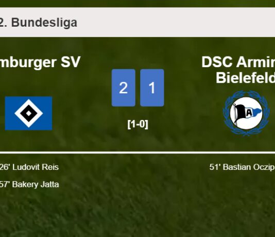 Hamburger SV overcomes DSC Arminia Bielefeld 2-1