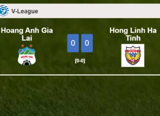 Hoang Anh Gia Lai draws 0-0 with Hong Linh Ha Tinh on Saturday