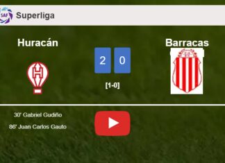 Huracán prevails over Barracas Central 2-0 on Friday. HIGHLIGHTS