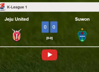 Jeju United draws 0-0 with Suwon with Yuri missing a penalt. HIGHLIGHTS