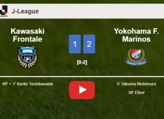 Yokohama F. Marinos steals a 2-1 win against Kawasaki Frontale. HIGHLIGHTS