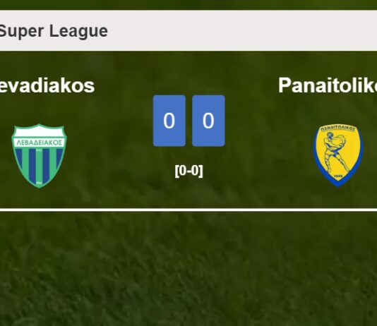 Levadiakos draws 0-0 with Panaitolikos on Sunday