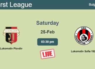 How to watch Lokomotiv Plovdiv vs. Lokomotiv Sofia 1929 on live stream and at what time
