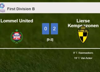 Lierse Kempenzonen overcomes Lommel United 2-0 on Saturday