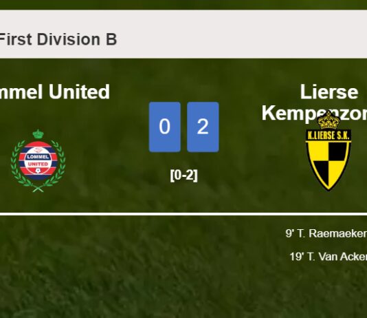 Lierse Kempenzonen overcomes Lommel United 2-0 on Saturday