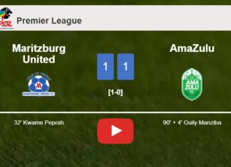 AmaZulu grabs a draw against Maritzburg United. HIGHLIGHTS