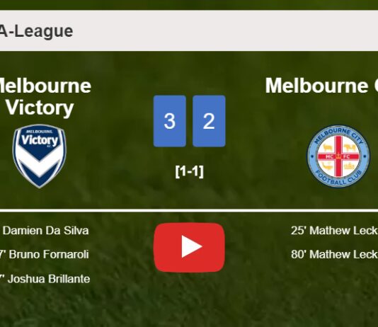 Melbourne Victory tops Melbourne City 3-2. HIGHLIGHTS