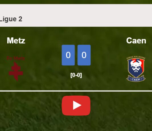 Metz draws 0-0 with Caen on Monday. HIGHLIGHTS