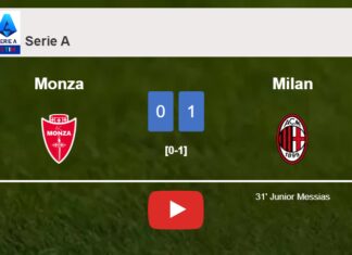 Milan prevails over Monza 1-0 with a goal scored by J. Messias. HIGHLIGHTS
