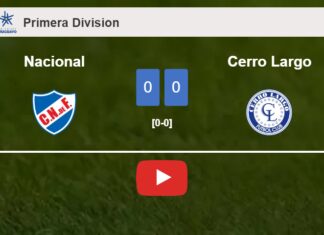 Nacional draws 0-0 with Cerro Largo on Friday. HIGHLIGHTS