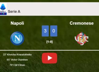 Napoli conquers Cremonese 3-0. HIGHLIGHTS