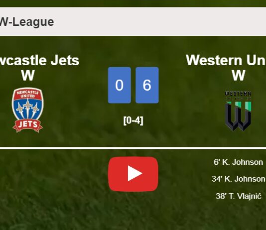 Western United W beats Newcastle Jets W 6-0 after playing a incredible match. HIGHLIGHTS