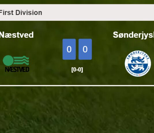 Næstved draws 0-0 with SønderjyskE on Sunday