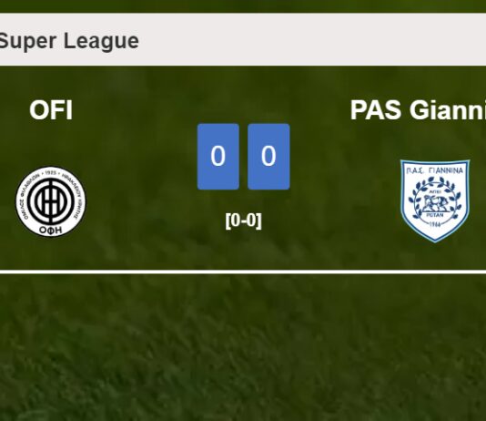 OFI draws 0-0 with PAS Giannina on Saturday