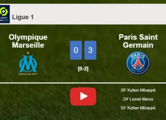 Paris Saint Germain crushes Olympique Marseille with 2 goals from K. Mbappé. HIGHLIGHTS