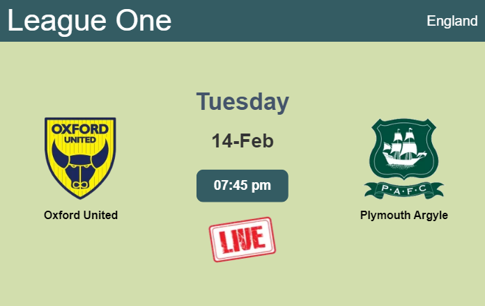 How to watch Oxford United vs. Plymouth Argyle on live stream and at ...