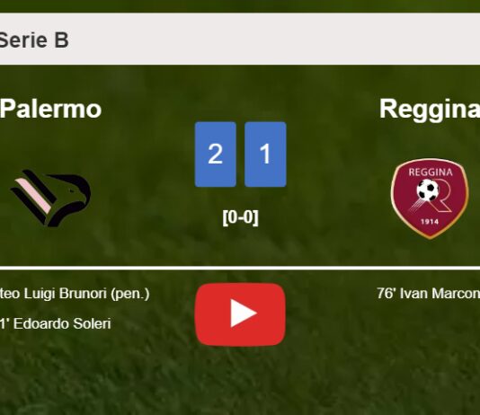 Palermo prevails over Reggina 2-1. HIGHLIGHTS
