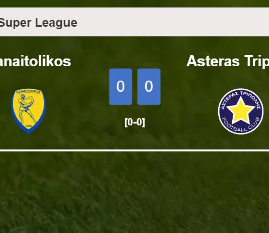 Panaitolikos draws 0-0 with Asteras Tripolis on Sunday
