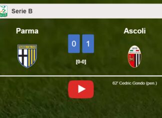 Ascoli beats Parma 1-0 with a goal scored by C. Gondo. HIGHLIGHTS