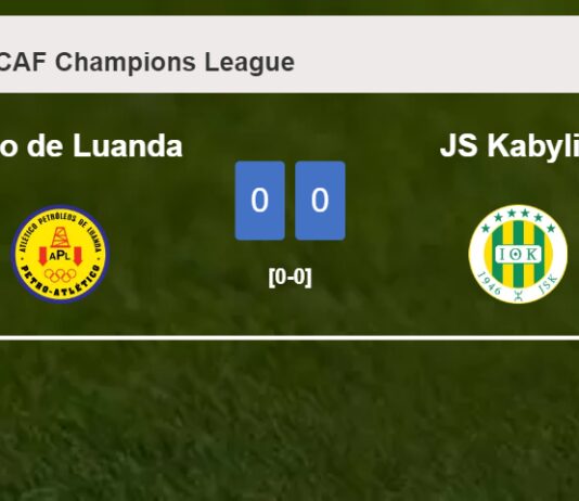 Petro de Luanda draws 0-0 with JS Kabylie on Saturday