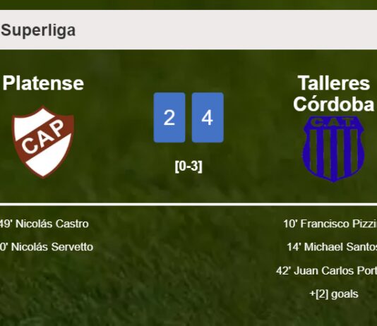 Talleres Córdoba tops Platense 4-2