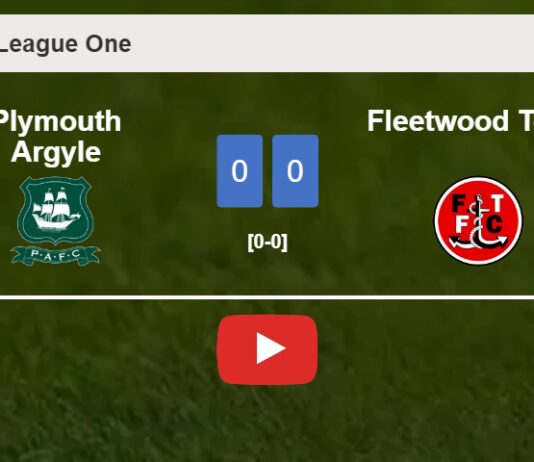 Fleetwood Town stops Plymouth Argyle with a 0-0 draw. HIGHLIGHTS