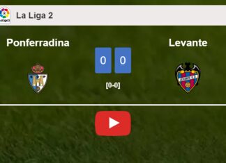 Ponferradina stops Levante with a 0-0 draw. HIGHLIGHTS