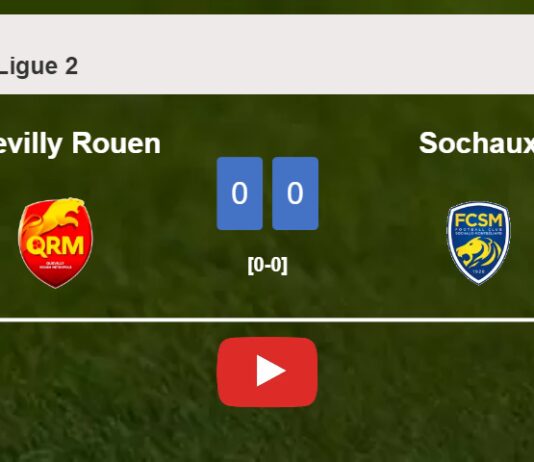 Sochaux draws 0-0 with Quevilly Rouen on Saturday. HIGHLIGHTS