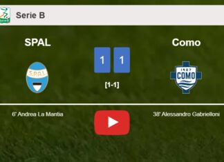 SPAL and Como draw 1-1 on Saturday. HIGHLIGHTS