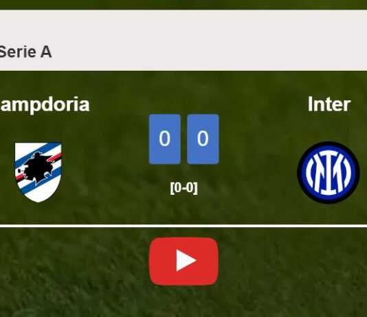 Sampdoria stops Inter with a 0-0 draw. HIGHLIGHTS