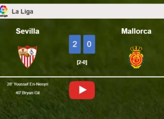 Sevilla conquers Mallorca 2-0 on Saturday. HIGHLIGHTS