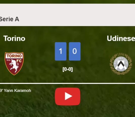 Torino prevails over Udinese 1-0 with a goal scored by Y. Karamoh. HIGHLIGHTS