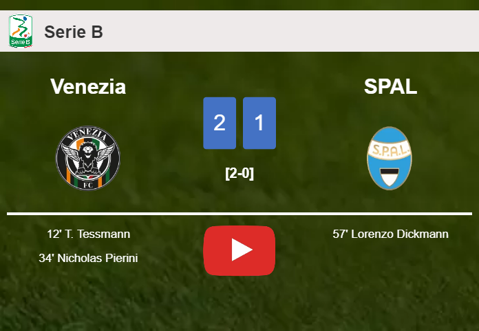 Venezia conquers SPAL 2-1. HIGHLIGHTS
