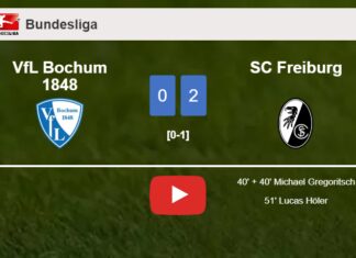 SC Freiburg surprises VfL Bochum 1848 with a 2-0 win. HIGHLIGHTS