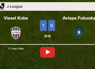 Vissel Kobe overcomes Avispa Fukuoka 1-0 with a goal scored by J. Patric. HIGHLIGHTS