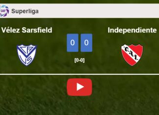Vélez Sarsfield draws 0-0 with Independiente on Saturday. HIGHLIGHTS