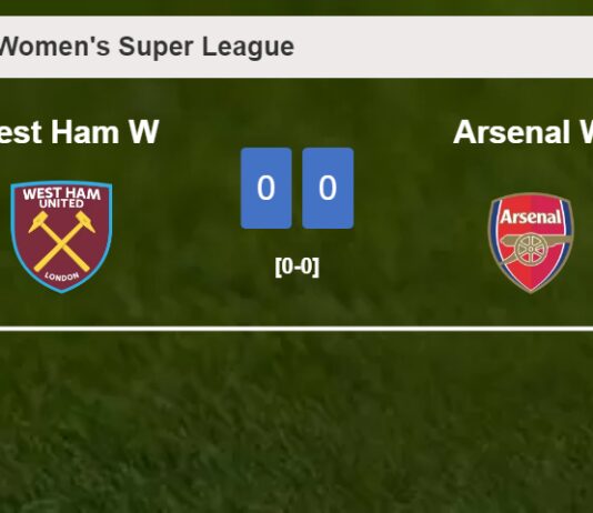 West Ham draws 0-0 with Arsenal on Sunday